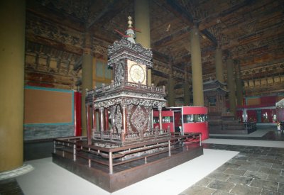 图片[1]-Hardwood carved floor type bell-China Archive